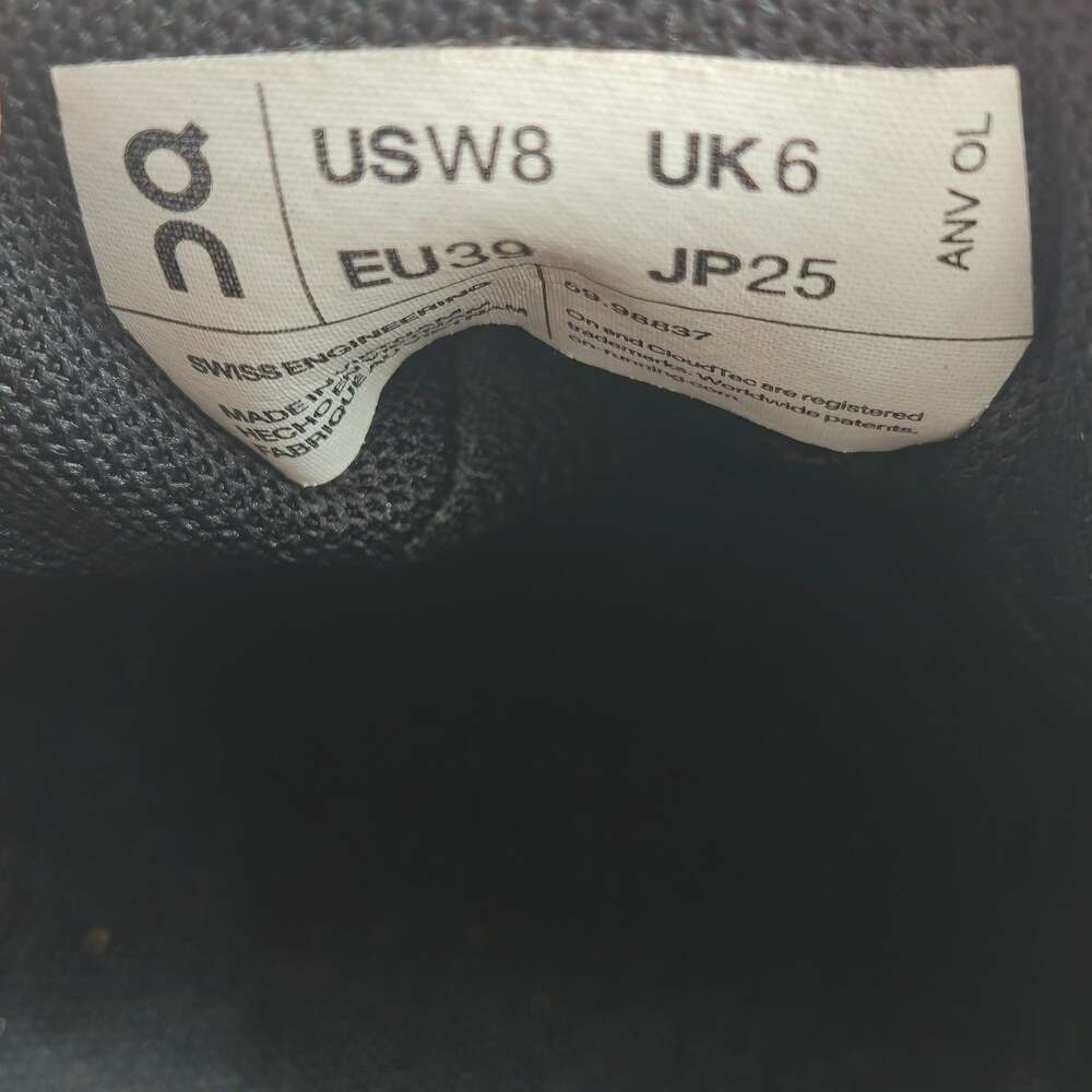 On Cloud 5 Waterproof Womens Size 8 Running Shoes Glacier Grey White - Picture 10 of 10